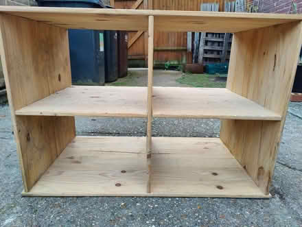 Photo of free Wooden storage shelves (Crowborough TN6) #3