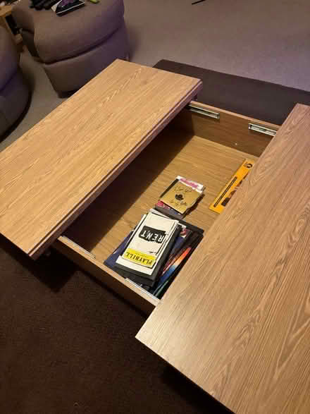 Photo of free Low Level Coffee Table with Storage (Newhaven BN9) #2