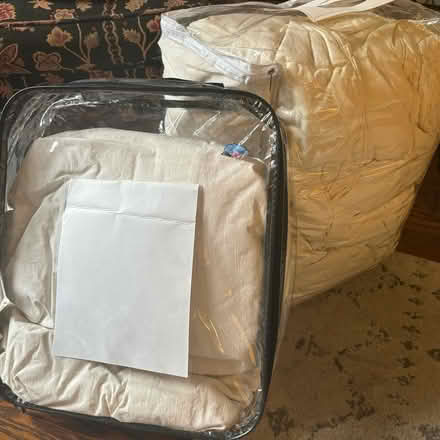 Photo of free Full/queen down comforter/cover (Tarrytown) #1