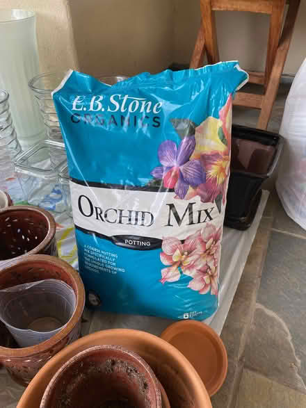 Photo of free plant pots and orchid mix (Near Rancho San Antonio Park) #2