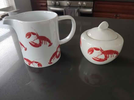 Photo of free Lobster milk and sugar bowl (Summit, NJ) #1