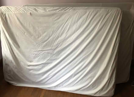 Photo of free Bed Frame, Headboard & Mattress (Lansdowne) #2