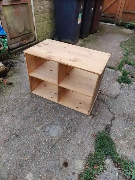 Photo of free Wooden storage shelves (Crowborough TN6) #2