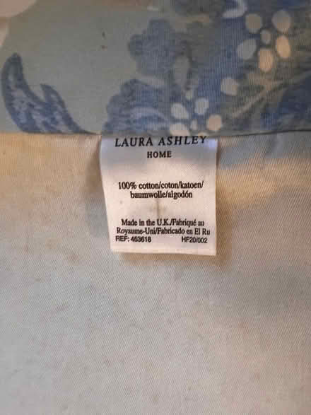 Photo of free Pair of Laura Ashley curtains, each 210 x 180cm (Tregullan PL30) #3