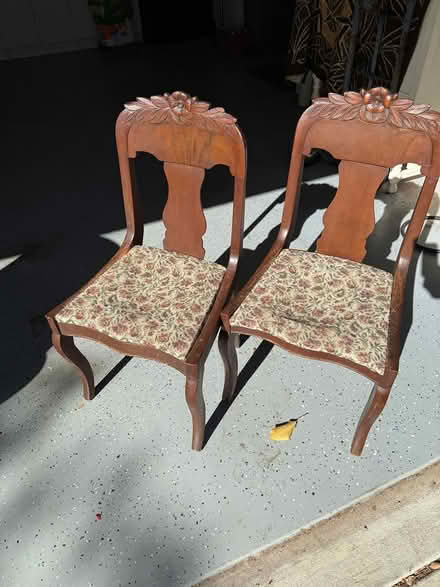 Photo of free Sturdy antiques chairs (Morgan Hill) #1