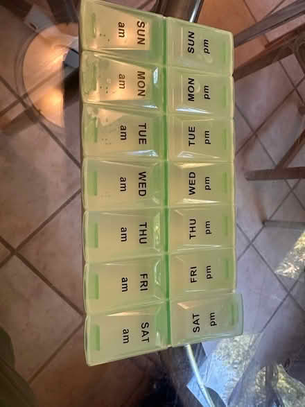 Photo of free Weekly AM/PM Pill Planner (Silver spring) #2