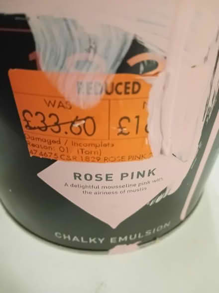 Photo of free Rose Pink paint (Saint Andrew Auckland DL14) #1