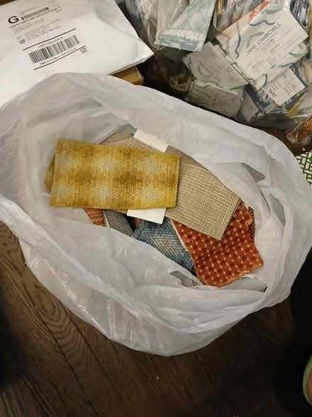 Photo of free Bags full of fabric samples (South Boston/Waterfront) #1