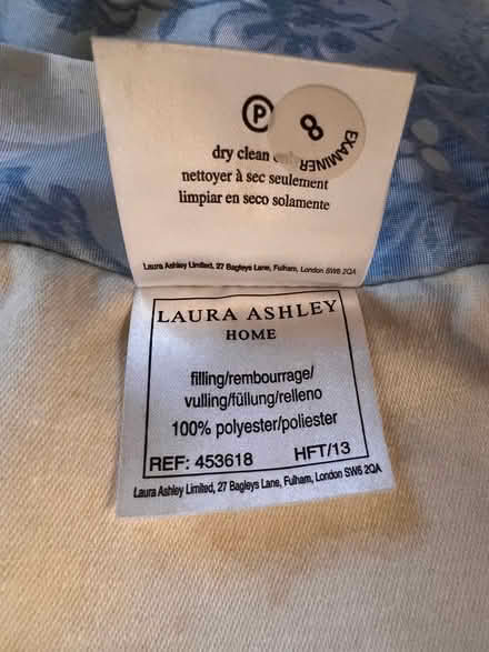 Photo of free Pair of Laura Ashley curtains, each 210 x 180cm (Tregullan PL30) #4