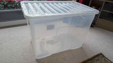 Photo of free 80l plastic box (Chichester PO19) #2