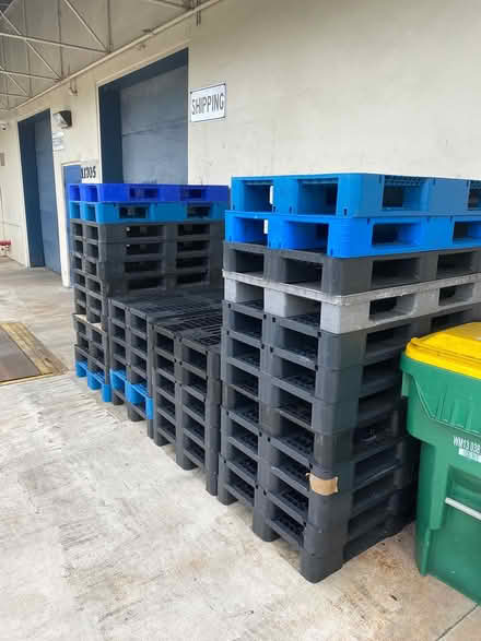 Photo of free Thick Plastic pallets (33065) #1