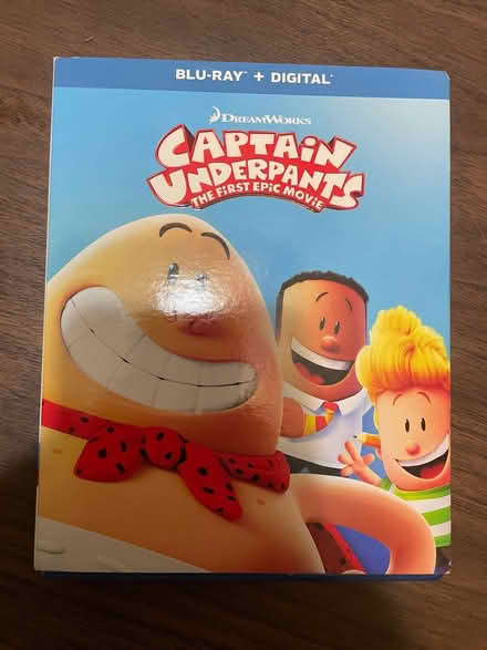 Photo of free “Captain Underpants” Blu-Ray (02155) #1