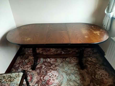 Photo of free Solid wood table and 6 chairs (Burslem ST6) #3