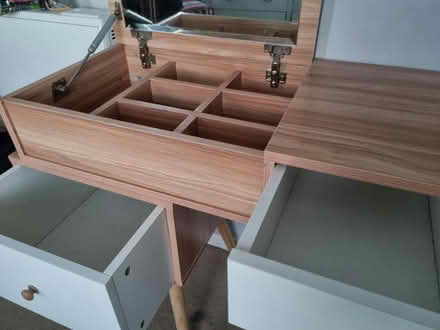 Photo of free Dressing table with draws & mirror (Chirton) #3