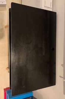 Photo of free Small black desk (Ham TW10) #2