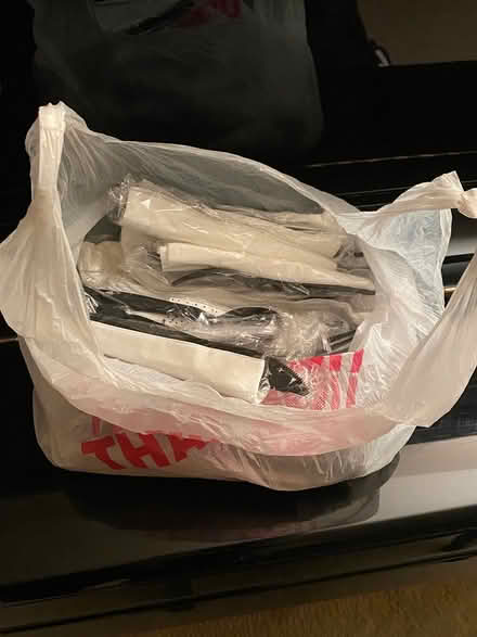 Photo of free Bag of wrapped takeout silverware (South Downers Grove near YMCA) #1