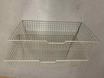 Photo of free IKEA wire drawer baskets (Madeley, Staffs CW3) #2