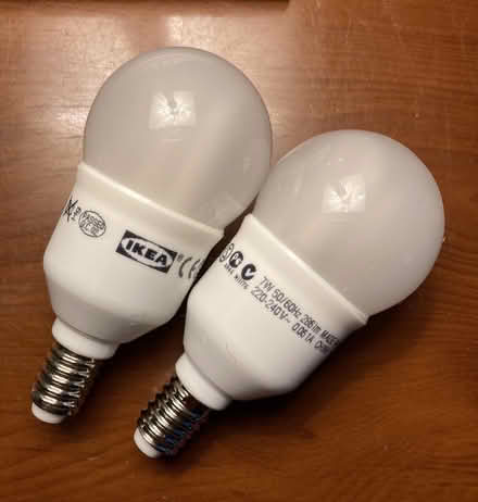 Photo of free Two 7w CFL bulbs SES fitting (Alton GU34) #1