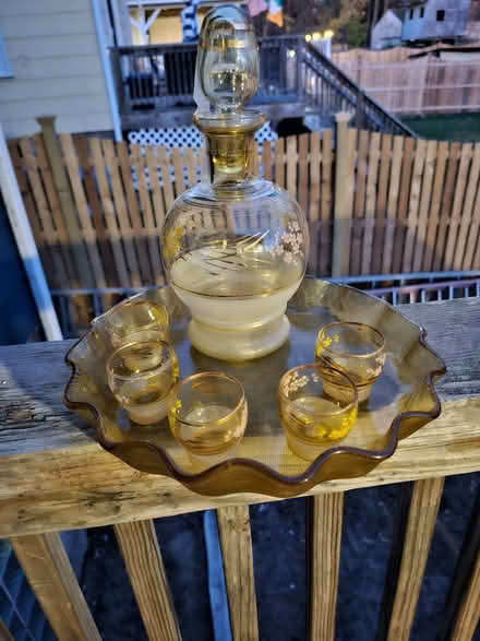 Photo of free Golden Glass Cordial Set (Ambler) #1