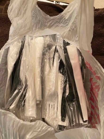 Photo of free Bag of wrapped takeout silverware (South Downers Grove near YMCA) #2