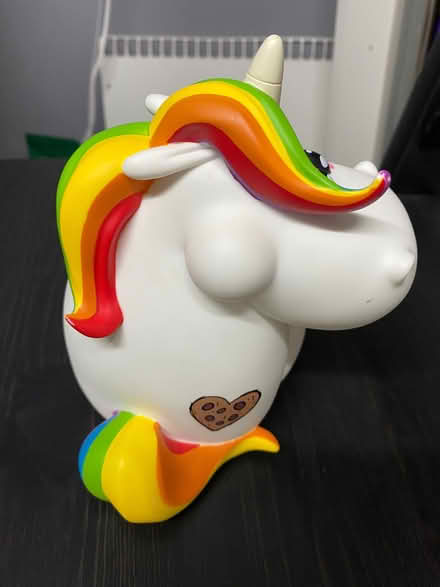 Photo of free Unicorn piggy bank (Woodcote RG8) #3