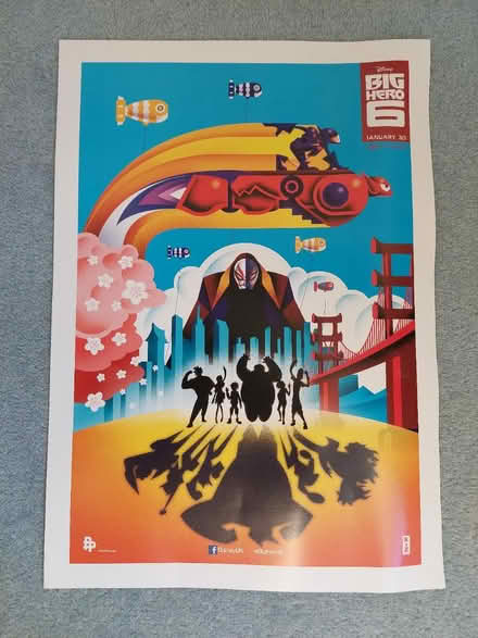 Photo of free Small poster of Big Hero 6 (Waterlooville PO7) #1