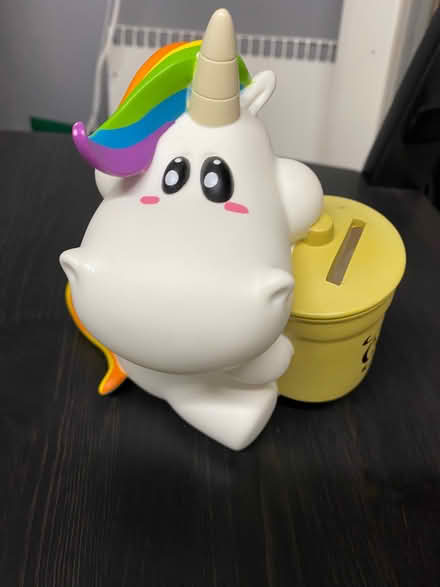 Photo of free Unicorn piggy bank (Woodcote RG8) #2