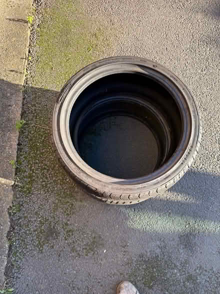 Photo of free X2 old scrap tyres (Witham Essex) #3