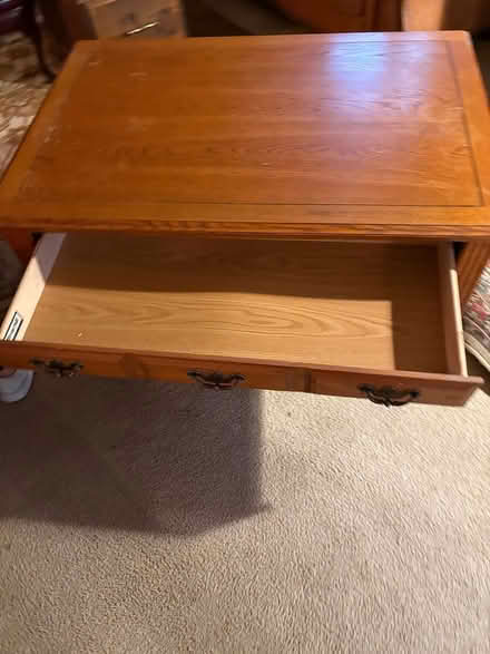 Photo of free Real wood coffee table (Naperville) #3