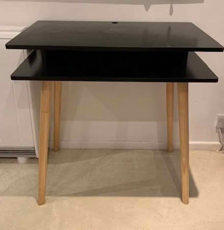 Photo of free Small black desk (Ham TW10) #1