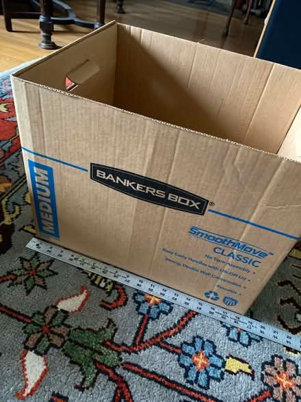 Photo of free 3 or 4 Lg Bankers Boxes, new (Ashby & Sacramento) #1