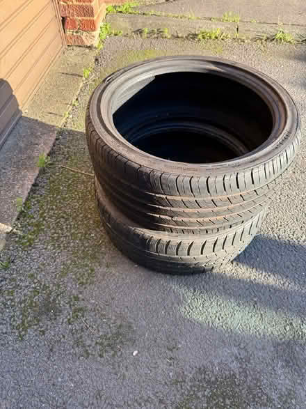 Photo of free X2 old scrap tyres (Witham Essex) #2