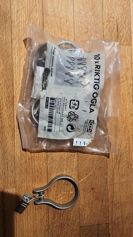 Photo of free 10 ikea curtain loops - New (E12th ave S - 11229) #2