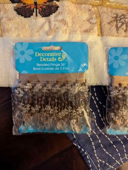 Photo of free Crossstitch items and beaded fringe (Grandview Heights) #2