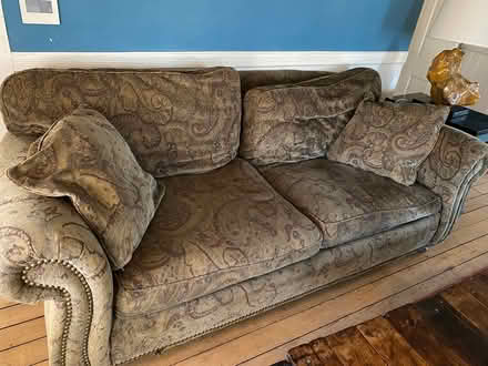 Photo of free Large solid couch (Middlesex Co) #2