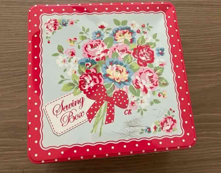 Photo of free Cath Kidston sewing box/tin & contents (Denny Bottom TN4) #1