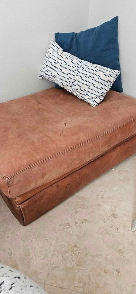 Photo of free Pottery Barn like leather furn (Summerlin) #3