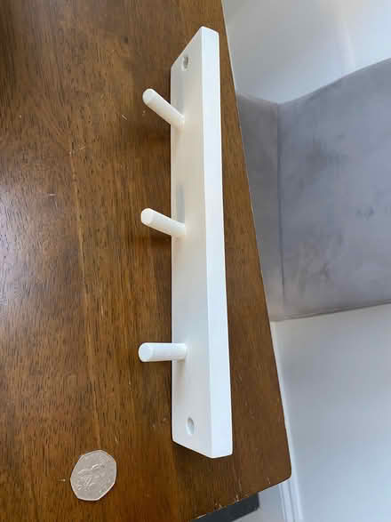 Photo of free White wooden hooks (Aldrington BN3) #1