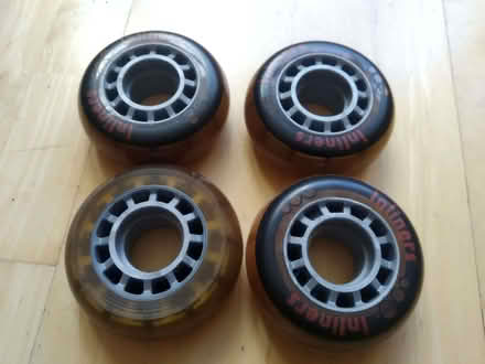 Photo of free In-line roller skate wheels (Ruddington NG11) #1