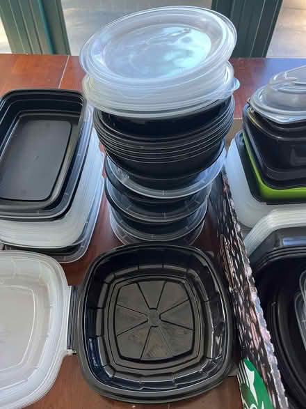 Photo of free Plastic meal containers -used,clean (Sherman Oaks) #2