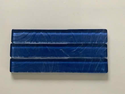 Photo of free Tiles glass border blue (Dunfermline KY11) #1