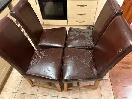 Photo of free 4 x Dining Room Chairs (Bromsgrove B60) #2