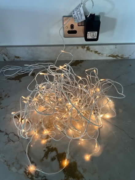 Photo of free About 2m of xmas Icicle lights (Denvilles, near Havant) #1