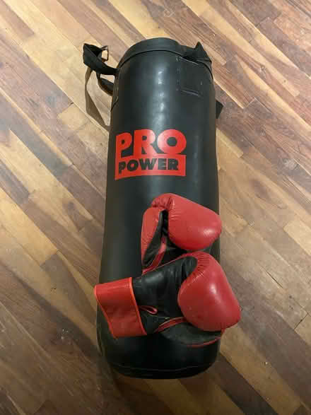 Photo of free Boxing Punch Bag and Gloves (Kelsall) #1