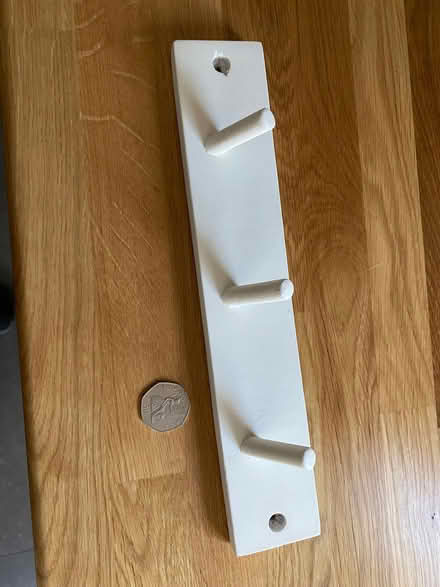 Photo of free White wooden hooks (Aldrington BN3) #3