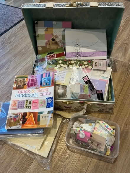 Photo of free Selection of Card Making supplies (Glasthule) #1