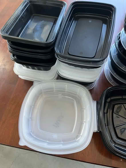 Photo of free Plastic meal containers -used,clean (Sherman Oaks) #4