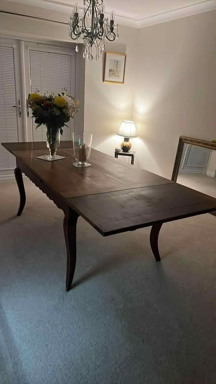 Photo of free Cherry wood dining table (Lazonby CA10) #2