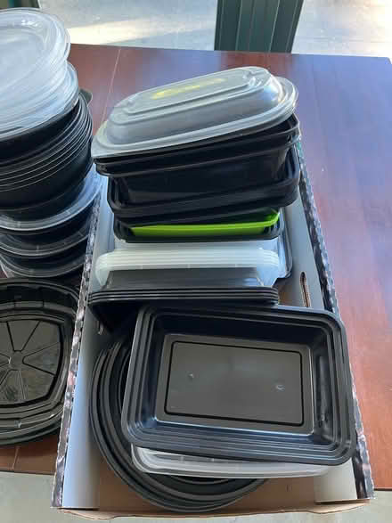 Photo of free Plastic meal containers -used,clean (Sherman Oaks) #3