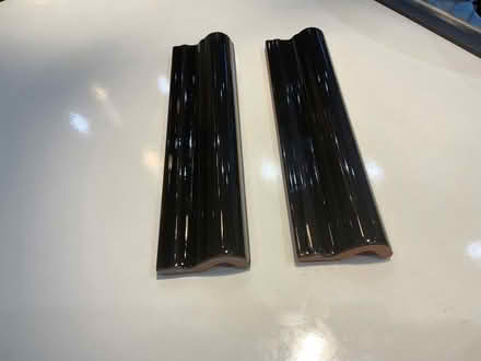 Photo of free Tiles, black, border, ogee shape (Dunfermline KY11) #2